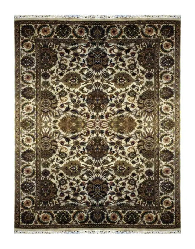 Indian Hand-Knotted Rug 6'1'' X 8'11''